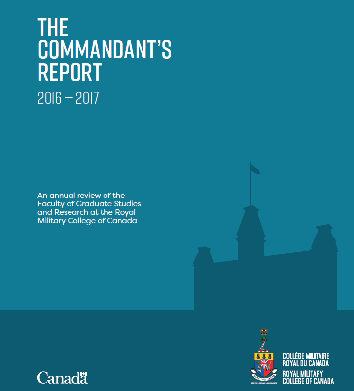 An annual review of the Faculty of Graduate Studies and Research at the Royal Military College of Canada